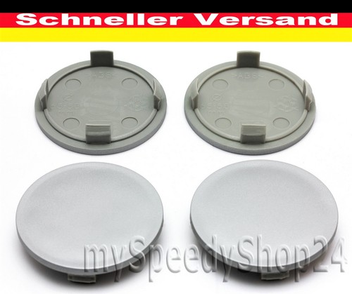 Nabendeckel silber mm - 4x,